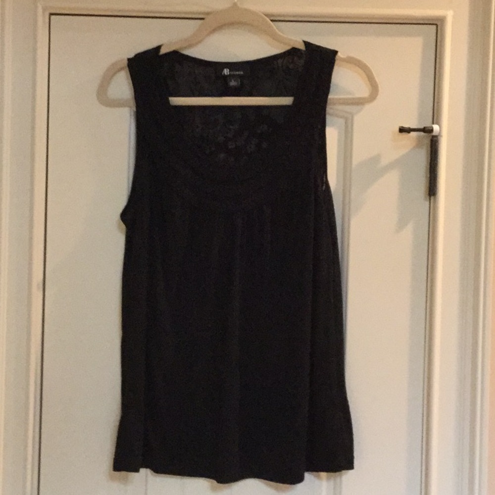 Dressy Tank Top - Black